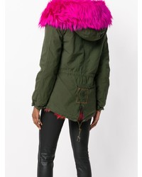 Женская оливковая парка от Mr & Mrs Italy