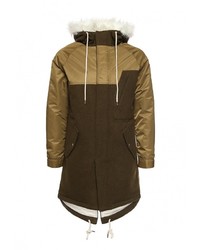 Мужская оливковая парка от GANT RUGGER