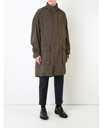 Мужская оливковая парка от Juun.J