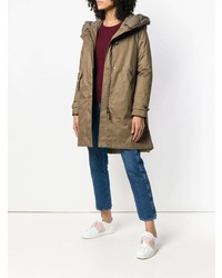 Женская оливковая парка от Woolrich