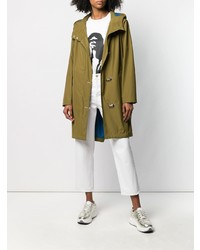 Женская оливковая парка от Fay