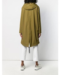 Женская оливковая парка от Fay