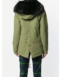 Женская оливковая парка от Mr & Mrs Italy