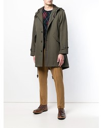 Мужская оливковая парка от Lardini