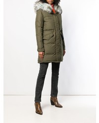 Женская оливковая парка от Mr & Mrs Italy