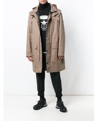 Мужская оливковая парка от Karl Lagerfeld