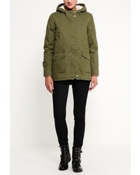 Женская оливковая парка от Incity