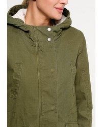 Женская оливковая парка от Incity