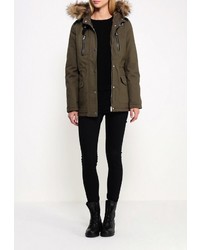 Женская оливковая парка от Jennyfer