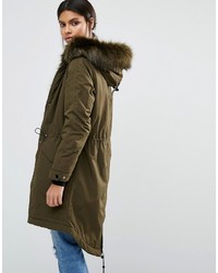 Женская оливковая парка от Whistles