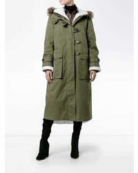 Женская оливковая парка от Valentino