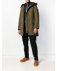 Мужская оливковая парка от Canada Goose