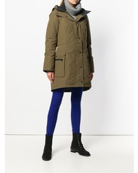 Женская оливковая парка от Canada Goose