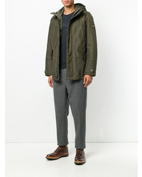 Мужская оливковая парка от Woolrich