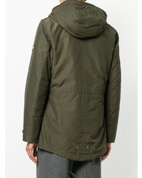 Мужская оливковая парка от Woolrich