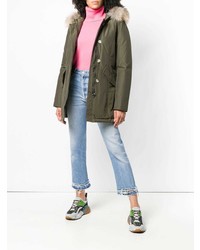 Женская оливковая парка от Woolrich
