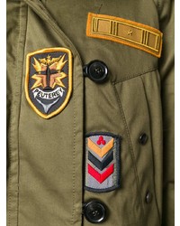 Женская оливковая парка от Peuterey