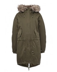 Женская оливковая парка от Noisy May