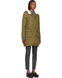 Женская оливковая парка от YMC