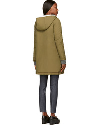 Женская оливковая парка от YMC