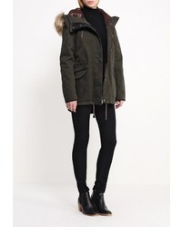 Женская оливковая парка от Only