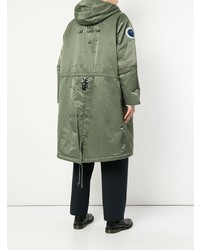 Мужская оливковая парка от Undercover