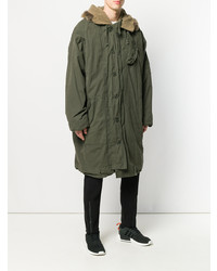 Мужская оливковая парка от Yeezy