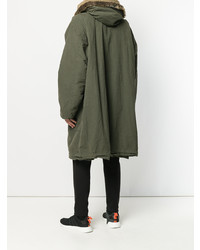 Мужская оливковая парка от Yeezy