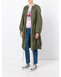 Женская оливковая парка от Kenzo