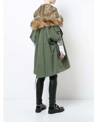 Женская оливковая парка от Junya Watanabe