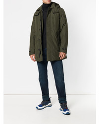 Мужская оливковая парка от Woolrich