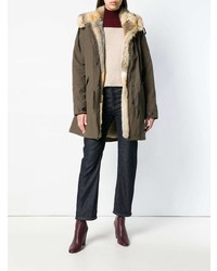 Женская оливковая парка от Liska