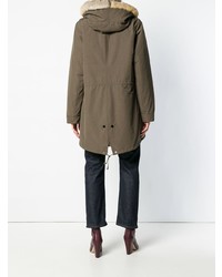 Женская оливковая парка от Liska