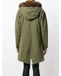 Женская оливковая парка от Liska