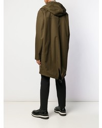 Мужская оливковая парка от DSQUARED2