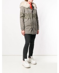 Женская оливковая парка от Mr & Mrs Italy