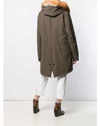 Женская оливковая парка от Liska