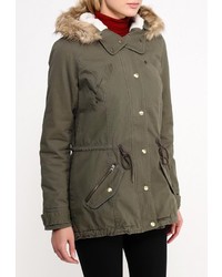 Женская оливковая парка от Tom Tailor Denim