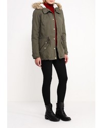 Женская оливковая парка от Tom Tailor Denim