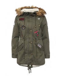 Женская оливковая парка от Z-Design