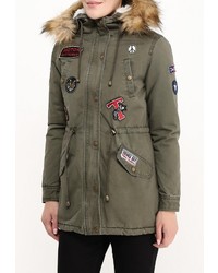 Женская оливковая парка от Z-Design