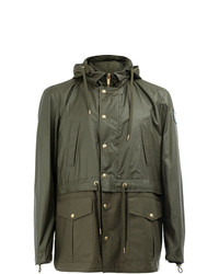 Оливковая полевая куртка от Moncler Gamme Bleu