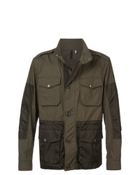 Оливковая полевая куртка от Moncler