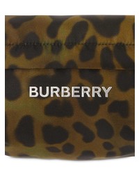 Мужская оливковая поясная сумка из плотной ткани от Burberry