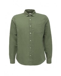 Мужская оливковая рубашка с длинным рукавом от Gap