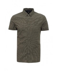 Мужская оливковая рубашка с коротким рукавом от Burton Menswear London