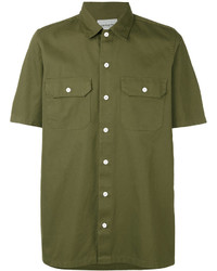Мужская оливковая рубашка с коротким рукавом от Carhartt