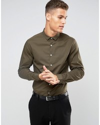 Мужская оливковая рубашка от Asos