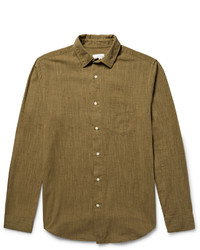 Мужская оливковая рубашка от Gant