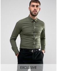 Мужская оливковая рубашка от ONLY & SONS